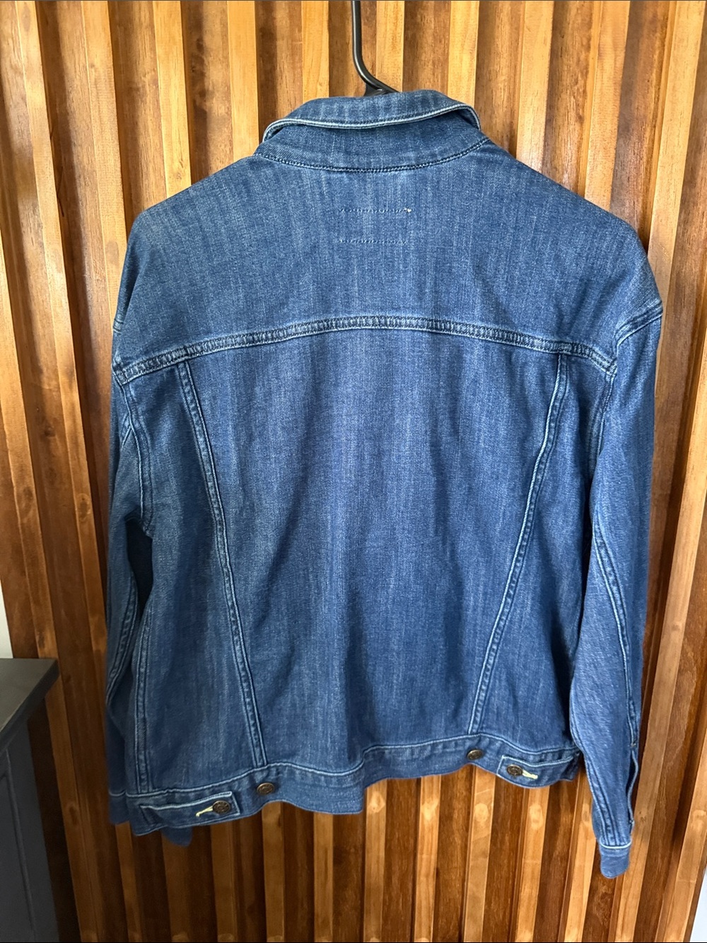 ANTHROPOLOGIE X Pilcro Farrah Relaxed Organic Cotton Denim Jacket. XS Run Big - Picture 3 of 10